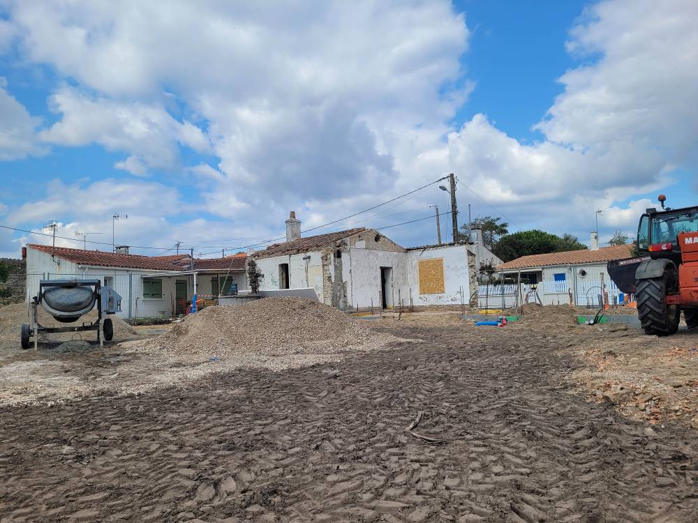 Travaux en cours, démolition